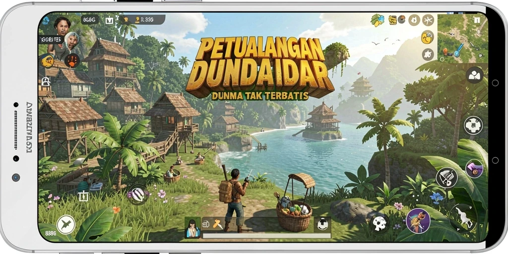 Tampilan gameplay menakjubkan di dunia terbuka 8G8G.
