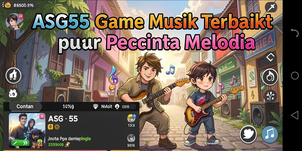Screenshot utama ASG55 menunjukkan gameplay yang mengasyikkan dan interaktif.