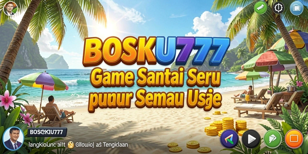 Screenshot menunjukkan gameplay seru di BOSKU777 dengan grafis menarik.