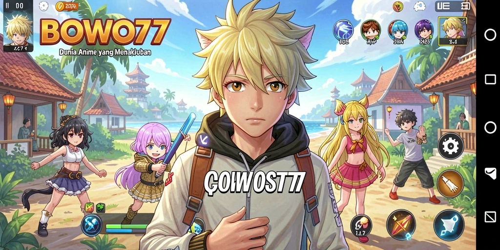 Gameplay seru dalam dunia anime yang penuh petualangan.