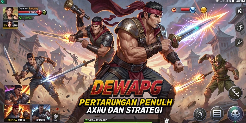 Tampilan gameplay DEWAPG yang penuh aksi dan seru.