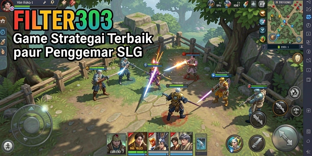 Tampilan gameplay menarik dari FILTER303 yang penuh strategi.