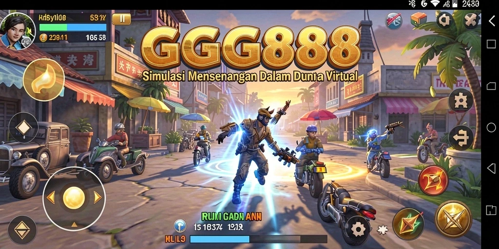 Screenshot GGG888 menampilkan keseruan gameplay Simulation yang interaktif.