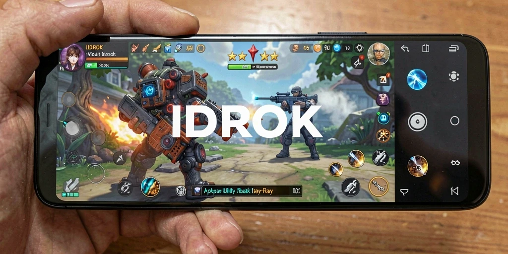 Screenshot utama IDROK menampilkan antarmuka yang sederhana dan intuitif.