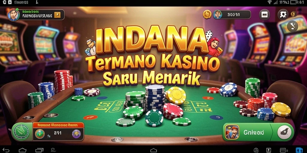 Screenshot gameplay INDAAA menampilkan keseruan permainan Kasino.