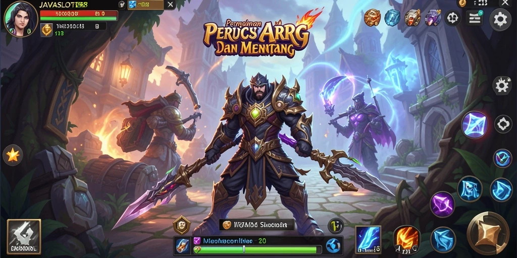 Tampilan gameplay ARPG yang mengesankan dalam JAVASLOT88.