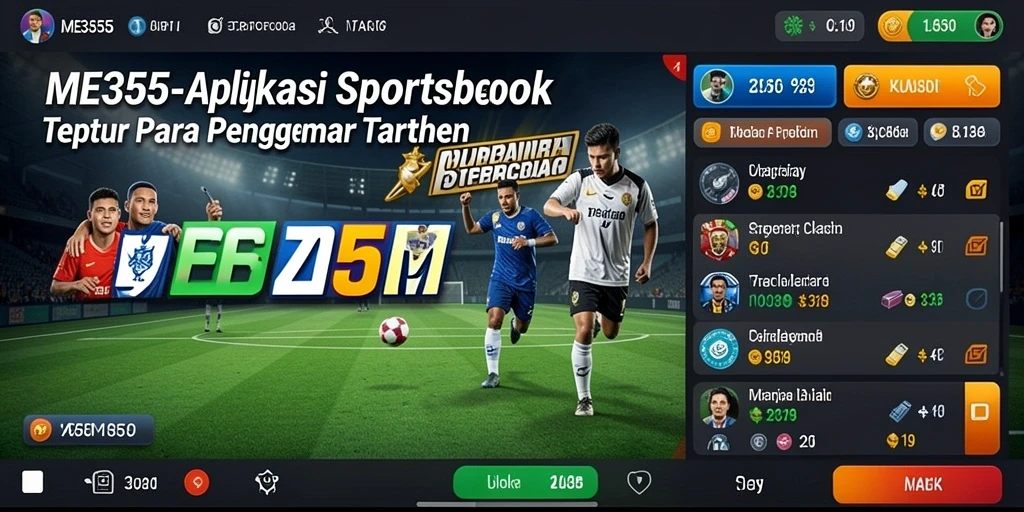 Tampilan gameplay ME355 yang menarik dalam taruhan olahraga.