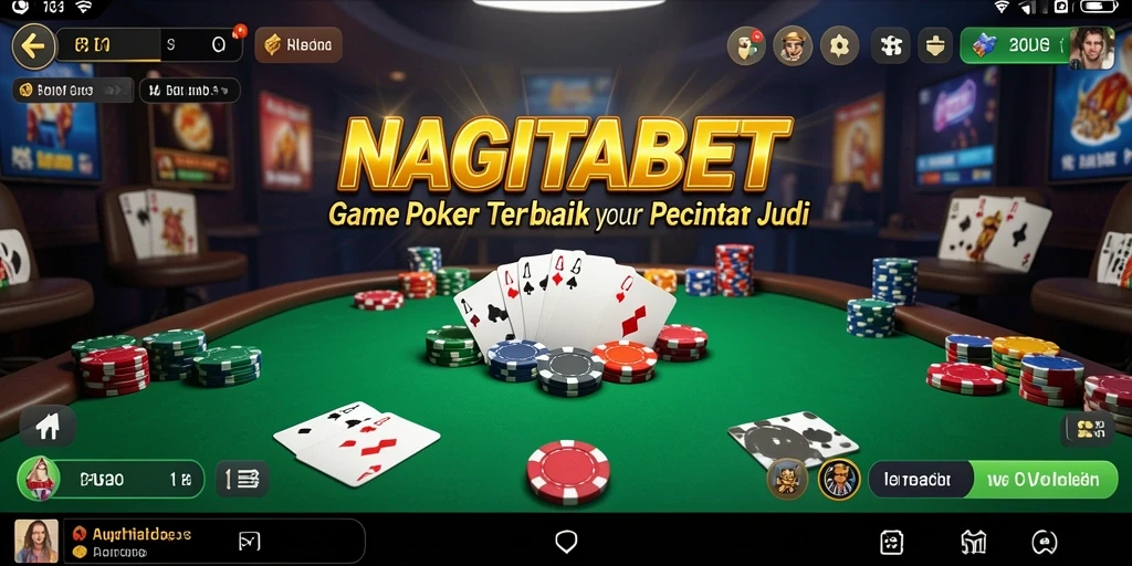 Screenshot gameplay NAGITABET menunjukkan keseruan permainan Poker.