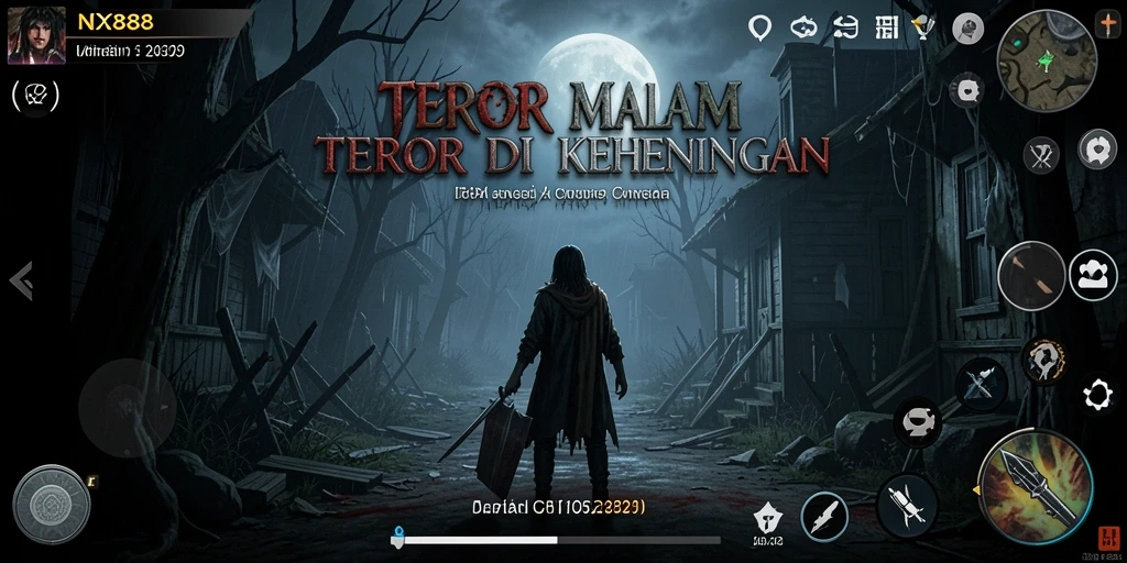 Tampilan menyeramkan dari gameplay NX888 yang intens.