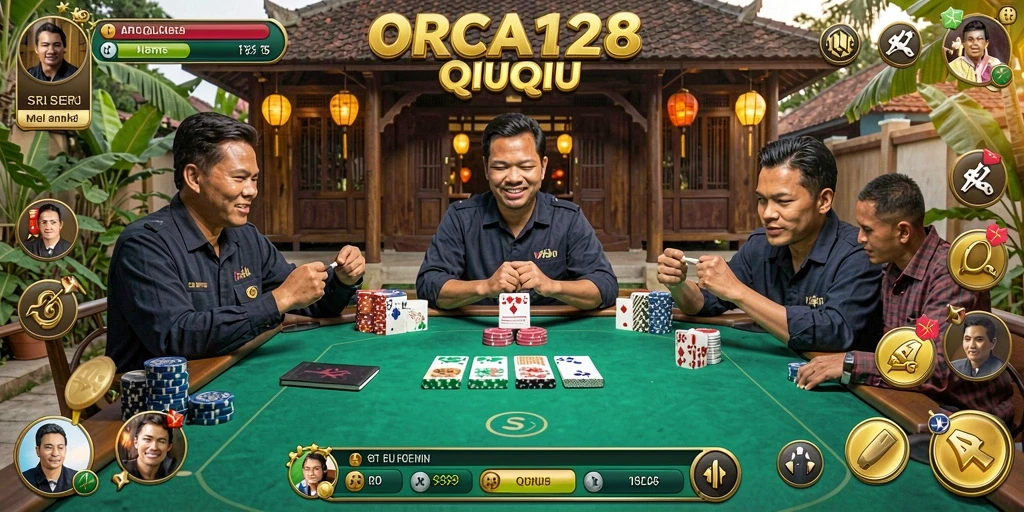 Tangkapan layar dari gameplay menarik QiuQiu di ORCA128.