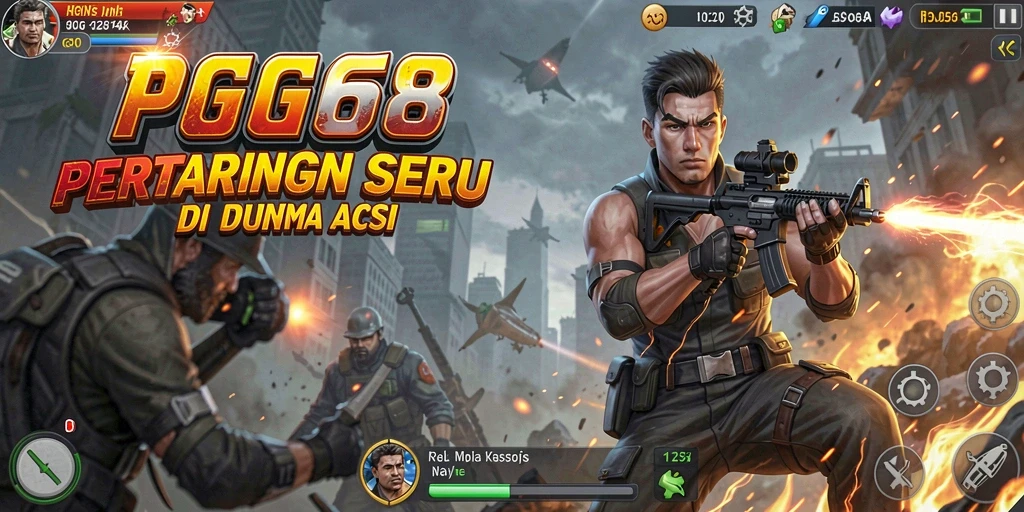 Gameplay seru PGG68 dengan pertarungan yang mendebarkan.