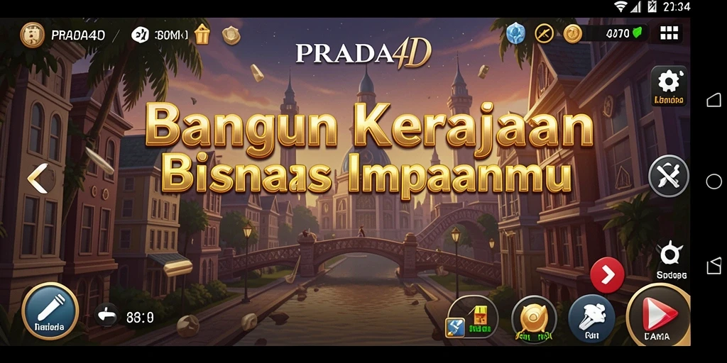 Tampilan gameplay PRADA4D yang menantang dan menarik.
