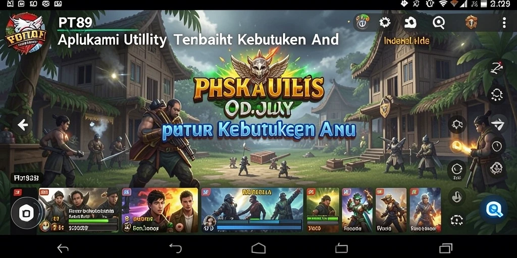 Tampilan antarmuka PT89 yang sederhana dan fungsional.
