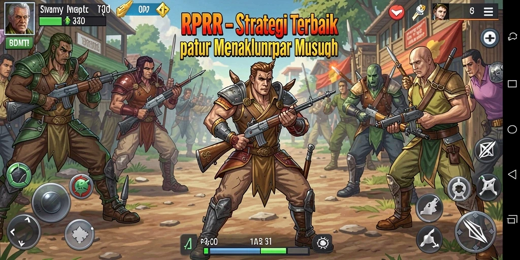 Tampilan gameplay RPRR yang menegangkan dan strategis.