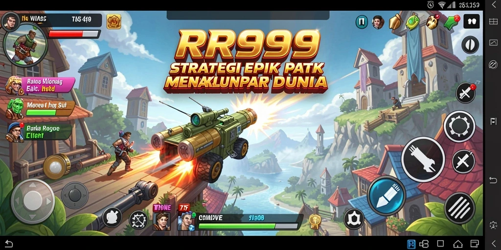 Tampilan gameplay RR999 yang menegangkan dan penuh taktik.
