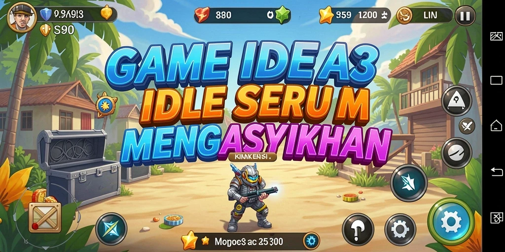 Gameplay S80 dengan elemen Idle yang menarik dan santai.