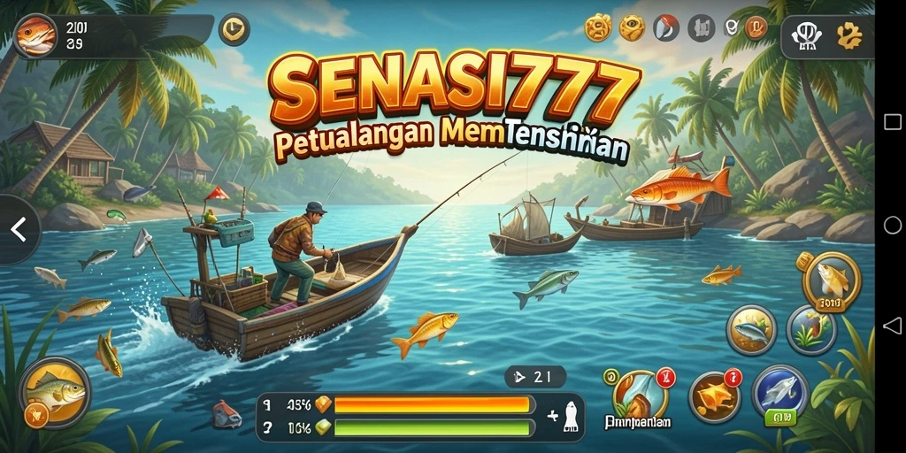 Tampilkan gameplay mendebarkan dalam memancing di SENSASI777.
