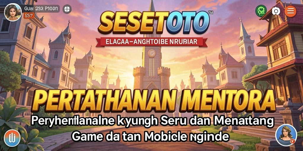 Gameplay menegangkan SESETOTO dengan grafik menara yang canggih.