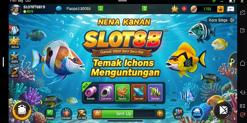 Screenshot menunjukkan gameplay Tembak Ikan yang seru dan menantang.