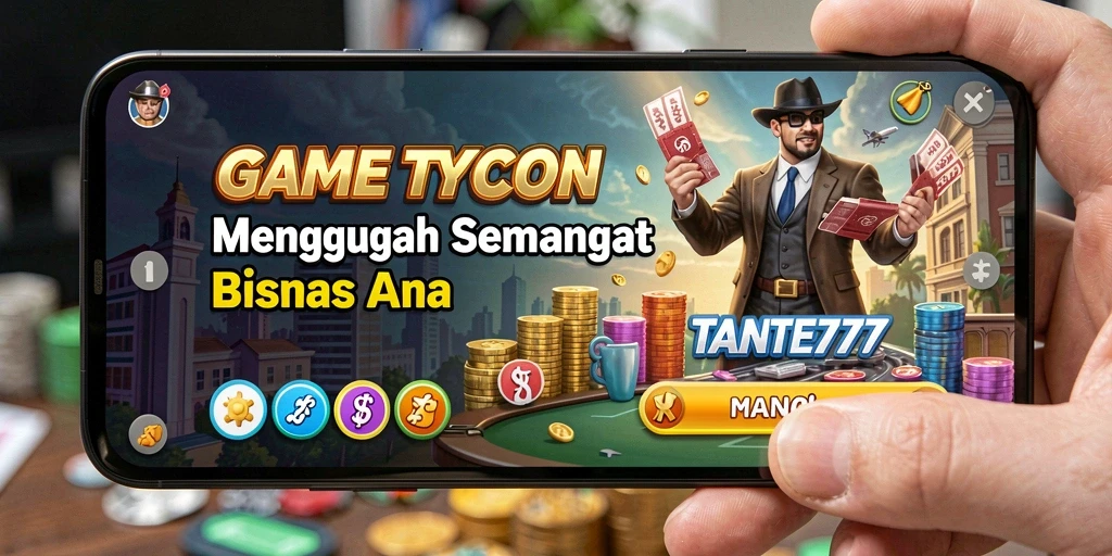 Tampilan gameplay menarik dari TANTE777 yang menggambarkan pengalaman Tycoon.