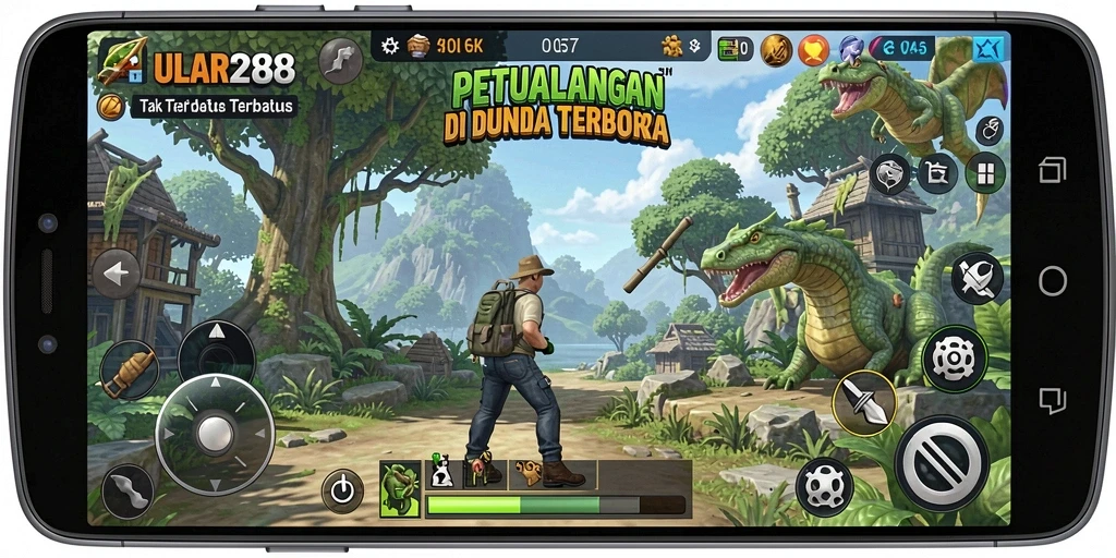 Gameplay ULAR288 yang seru dalam dunia terbuka yang luas.