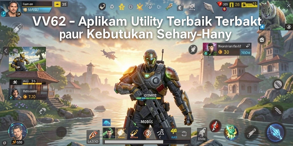 Tangkapan layar aplikasi Utility dengan berbagai fitur unggulan.