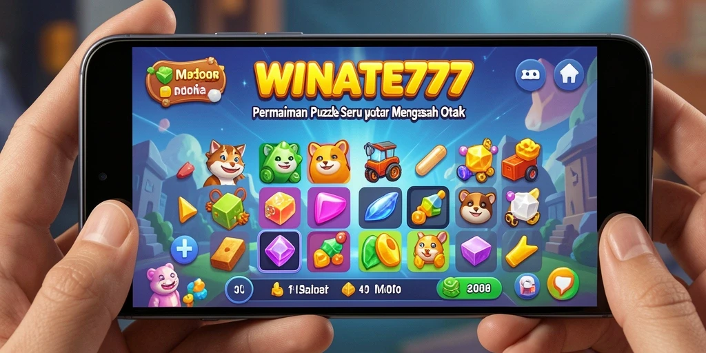 Tampilan gameplay menarik dari WINRATE777 yang penuh warna.
